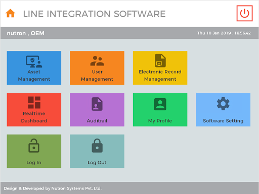 Line Integration System Asset/Equipment Management